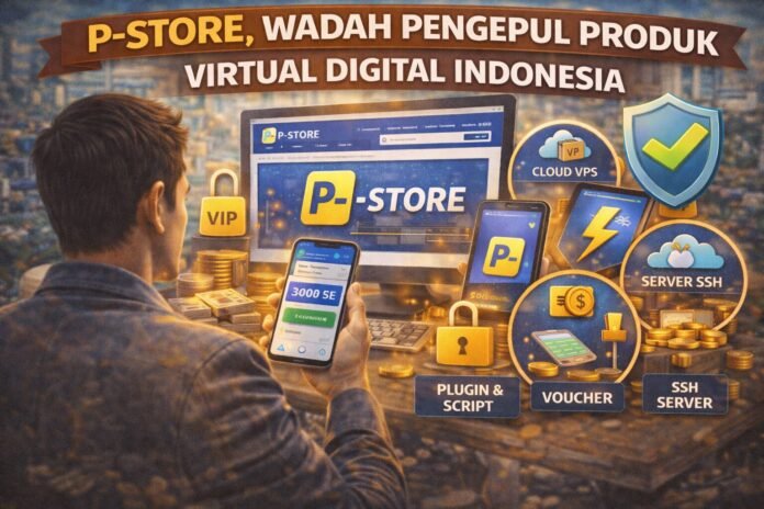 P-Store, Wadah Pengepul Produk Virtual Digital Indonesia P-Store, Wadah Pengepul Produk Virtual Digital Indonesia