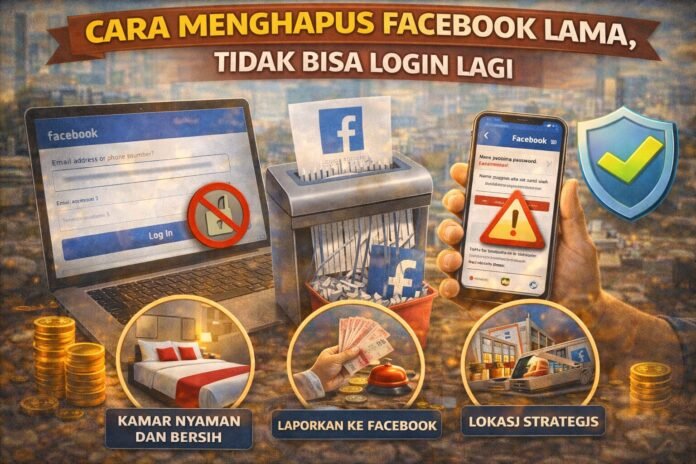 Cara Menghapus Facebook Lama, Tidak Bisa Login Lagi