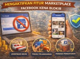 Mengaktifkan Fitur Marketplace Facebook Kena Blokir