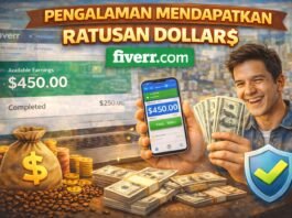 Pengalaman Mendapatkan Ratusan Dollar's Fiverr.com