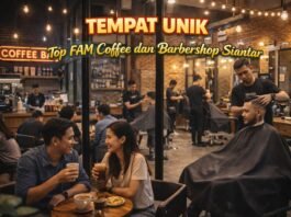 Tempat Unik, Top FAM Coffee dan Barbershop Siantar