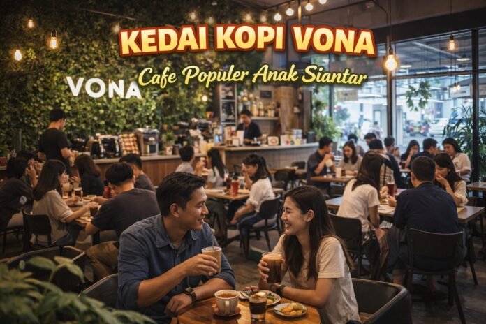 Kedai Kopi Vona, Cafe Populer Anak Siantar