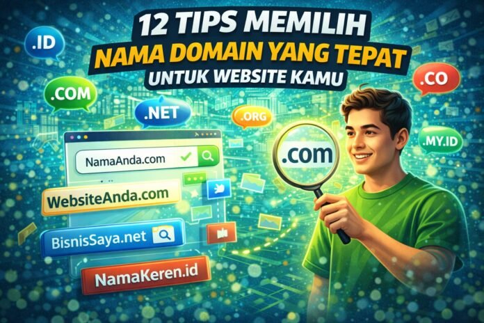 12 Tips Memilih Nama Domain yang Tepat Untuk Website Kamu