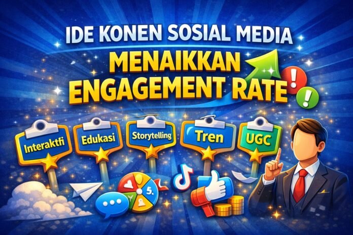 Ide Konten Sosial Media Menaikkan Engagement Rate