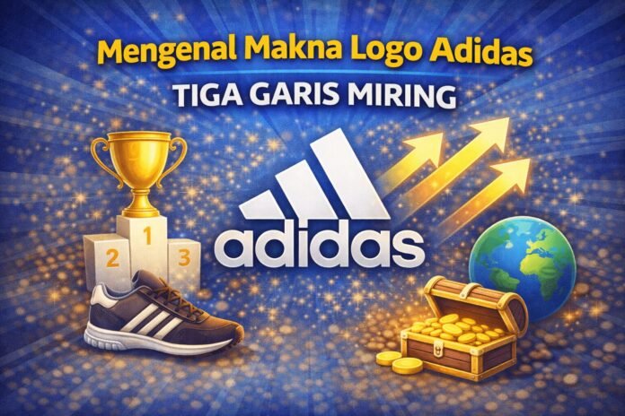Mengenal Makna Logo Adidas, Tiga Garis Miring