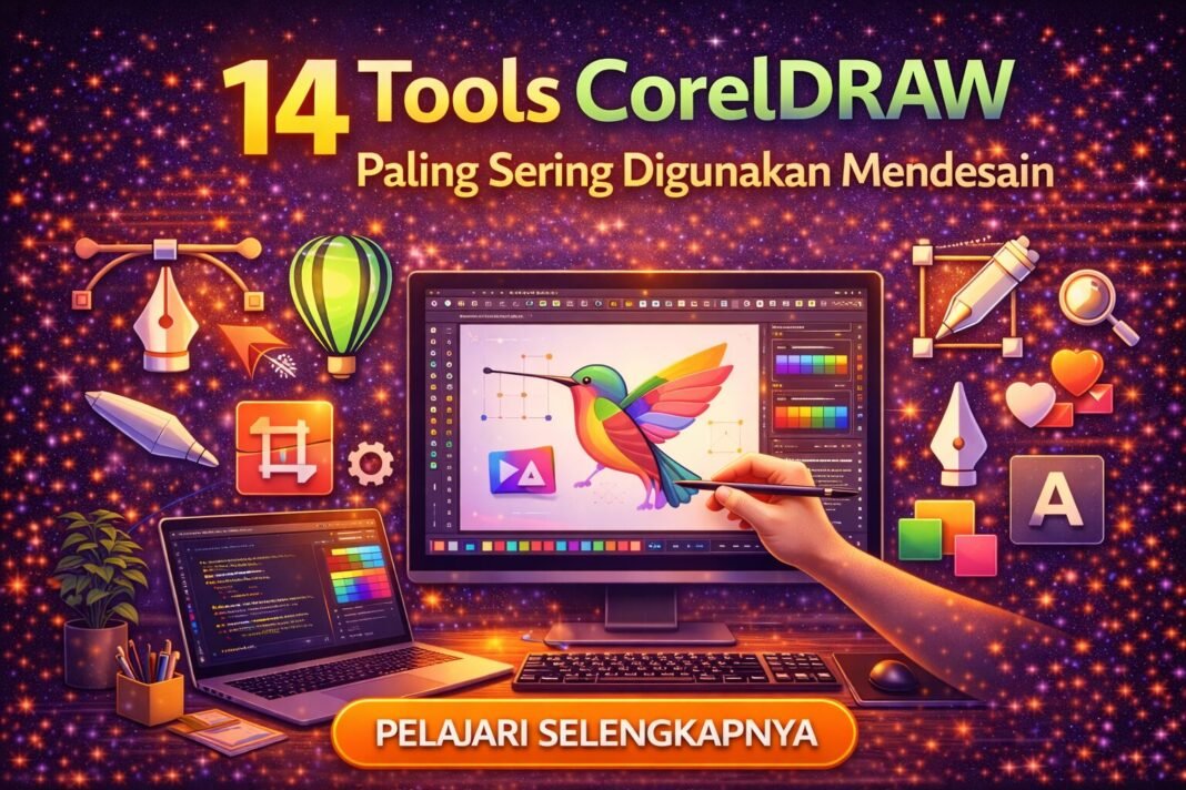 14 Tools Corel Draw Paling Sering Digunakan Mendesain