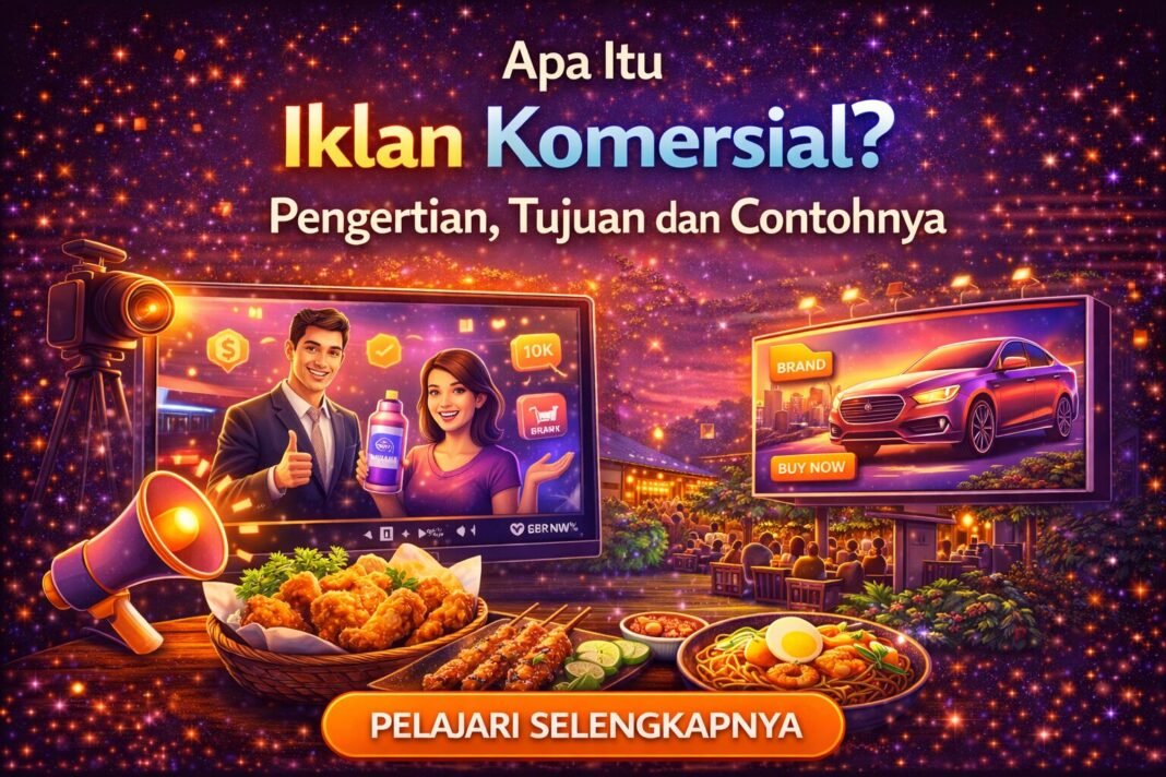 Apa Itu Iklan Komersial? Pengertian, Tujuan dan Contohnya