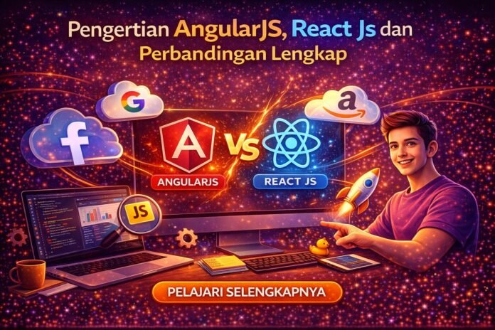 Pengertian AngularJS, React Js dan Perbandingan Lengkap Pengertian AngularJS, React Js dan Perbandingan Lengkap