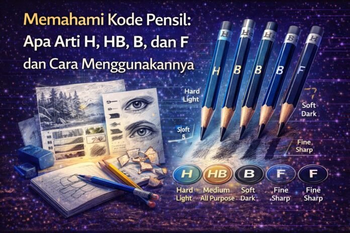 Memahami Kode Pensil Apa Arti H, HB, B Memahami Kode Pensil: Apa Arti H, HB, B, dan F dan Cara Menggunakannya