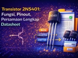 Transistor 2N5401: Fungsi, Pinout, Persamaan Lengkap Datasheet