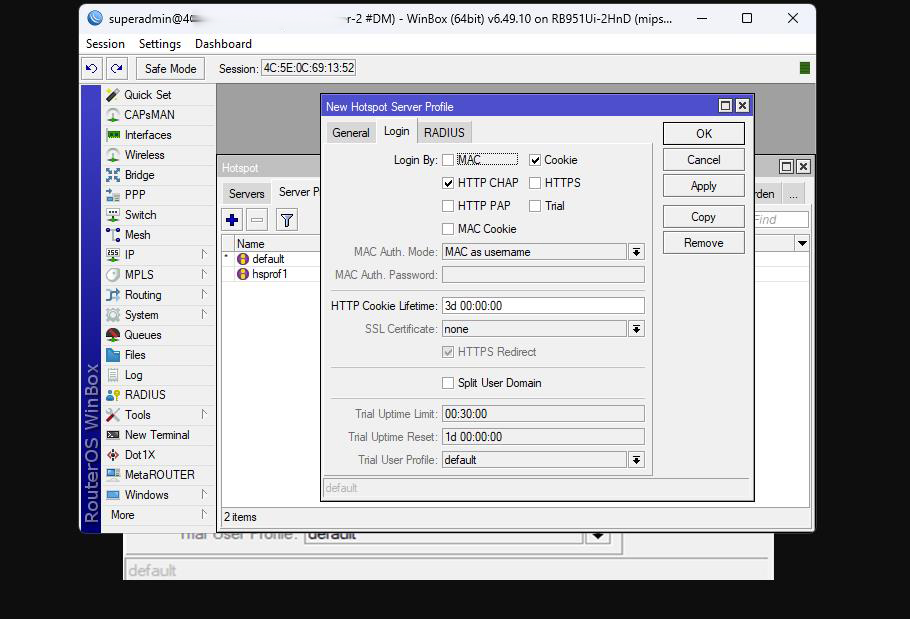 Setting Mikrotik Agar User Hotspot Tidak Sering Minta Login Page
