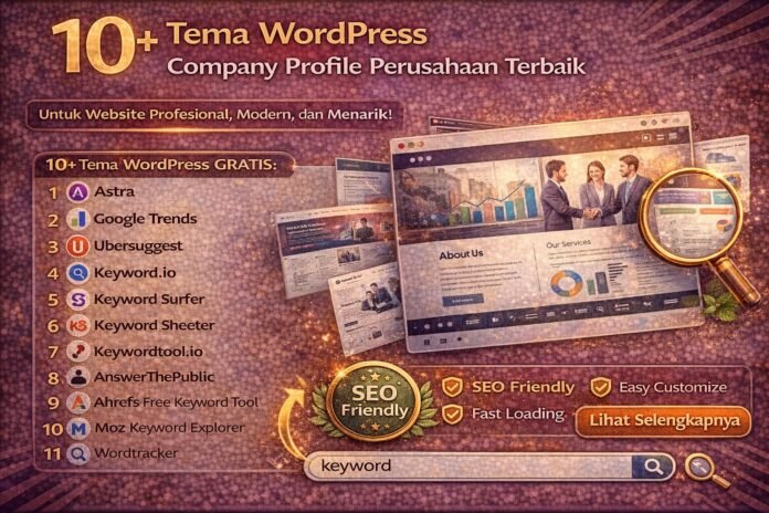 10+ Tema WordPress Company Profile Perusahaan Terbaik