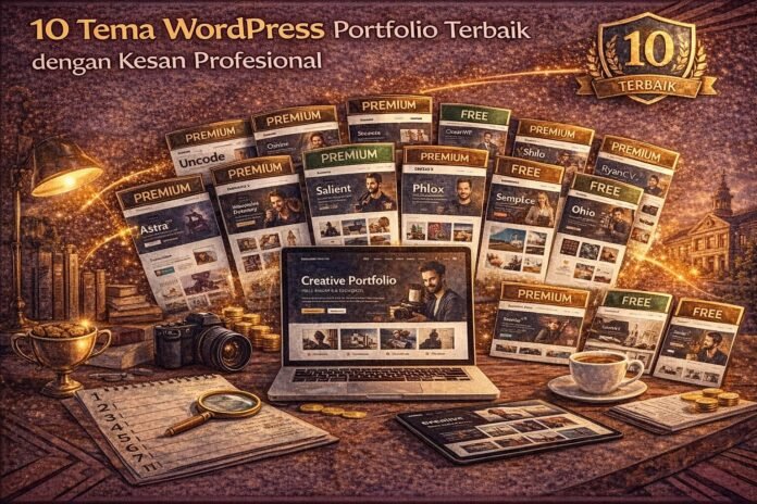 10 Tema WordPress Portfolio Profesional 10 Tema WordPress Portfolio Terbaik dengan Kesan Profesional