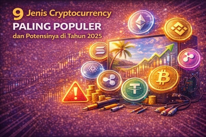 9 Jenis Cryptocurrency Paling Populer dan Potensinya di Tahun 2025