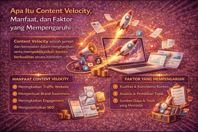 Apa Itu Content Velocity, Manfaat, dan Faktor yang Mempengaruhi