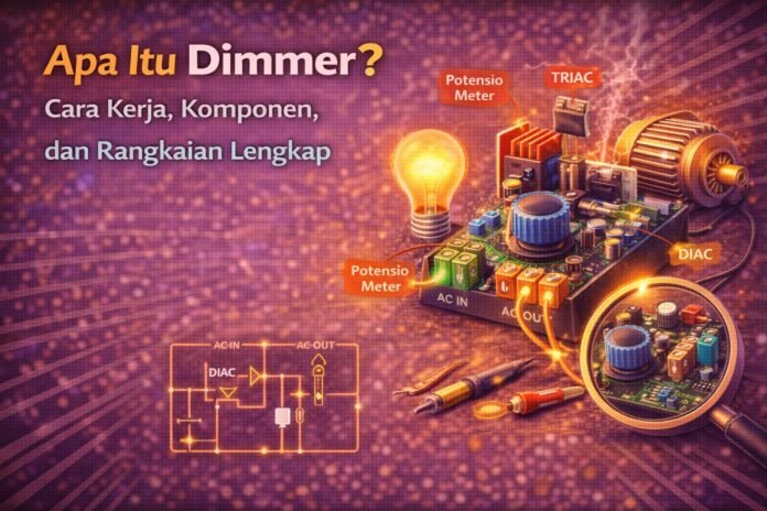 Apa Itu Dimmer? Cara Kerja, Komponen, dan Rangkaian Lengkap