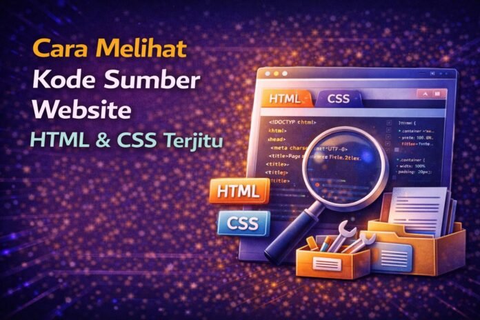 Cara Melihat Kode Sumber Website HTML & CSS Terjitu