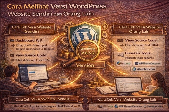 Cara Melihat Versi WordPress Website Sendiri dan Orang Lain