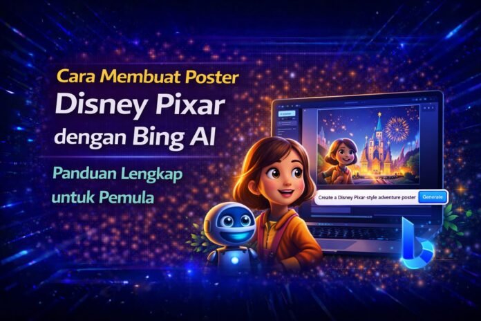 Cara Membuat Poster Disney Pixar dengan Bing AI Panduan Lengkap untuk Pemula