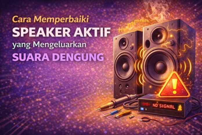 Cara Memperbaiki Speaker Aktif yang Mengeluarkan Suara Dengung