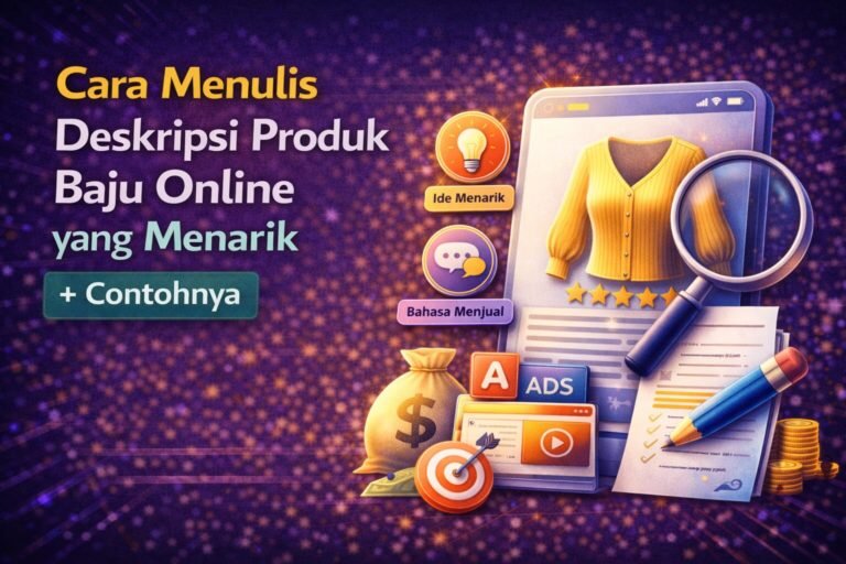 Cara Menulis Deskripsi Produk Baju Online yang Menarik + Contohnya
