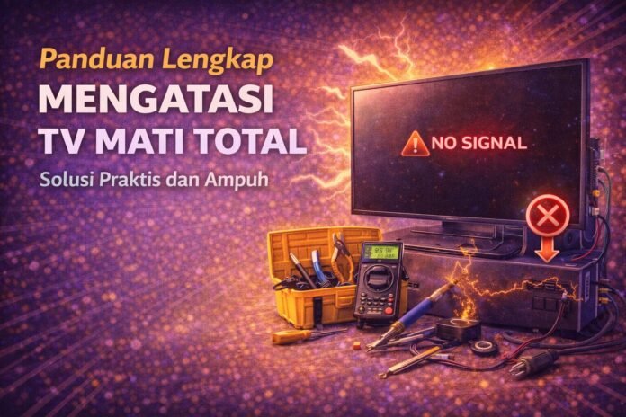 Panduan Lengkap Mengatasi TV Mati Total Panduan Lengkap Mengatasi TV Mati Total: Solusi Praktis dan Ampuh
