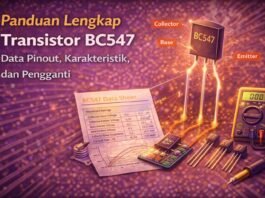 Panduan Lengkap Transistor BC547: Data Pinout, Karakteristik, dan Pengganti