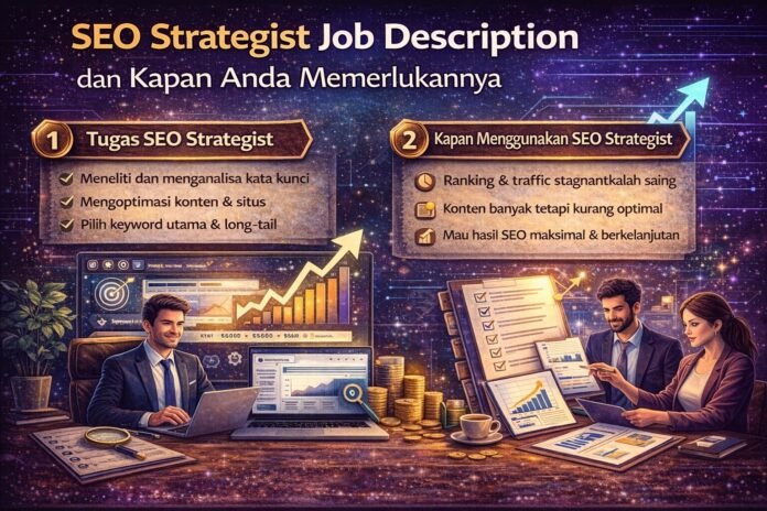 SEO Strategist Job Description SEO Strategist Job Description dan Kapan Anda Memerlukannya