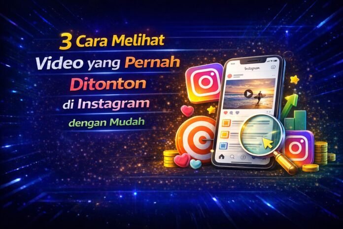 3 Cara Melihat Video ditonton Instagram 3 Cara Melihat Video yang Pernah Ditonton di Instagram dengan Mudah