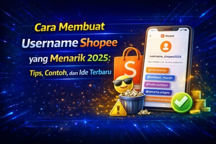 Cara Membuat Username Shopee yang Menarik 2025: Tips, Contoh, dan Ide Terbaru