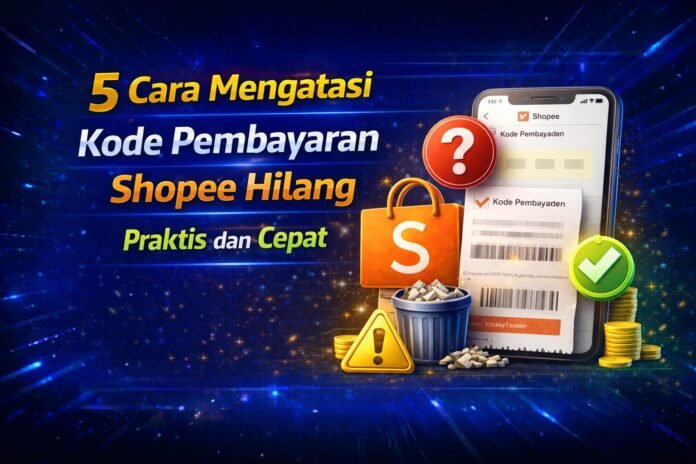 Kode Pembayaran Shopee Hilang 5 Cara Mengatasi Kode Pembayaran Shopee Hilang Praktis Cepat
