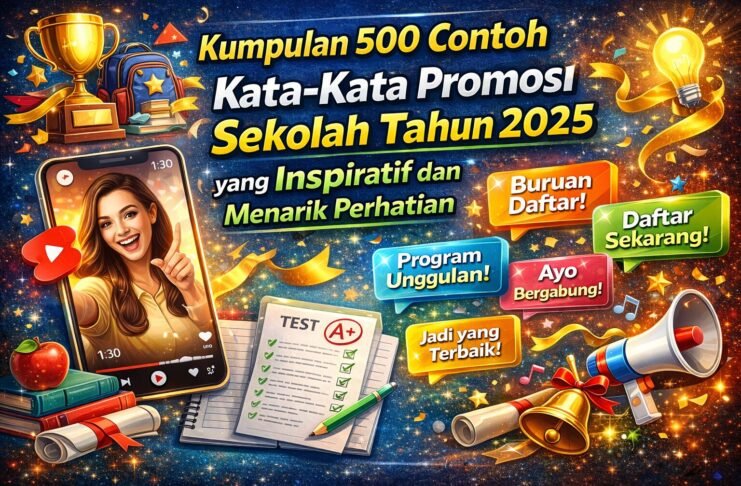 Kumpulan 500 Contoh Kata-Kata Promosi Sekolah yang Inspiratif dan Menarik Perhatian