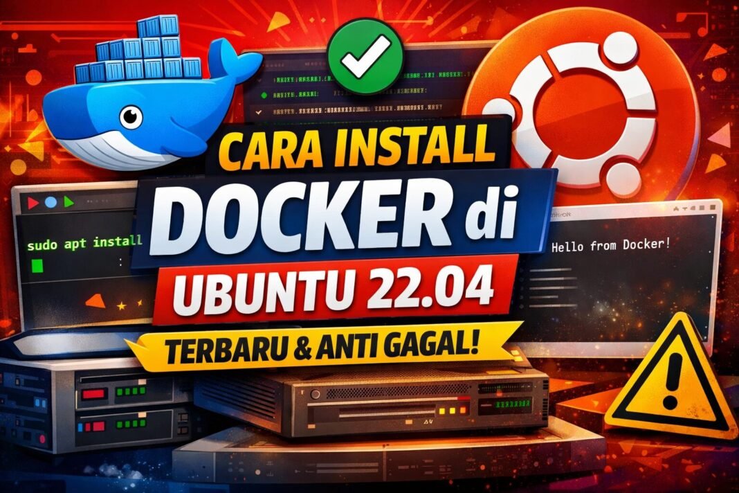 Cara Install Docker di Ubuntu 22.04 Tanpa Error Cara Install Docker di Ubuntu 22.04 Tanpa Error (Panduan Terupdate)