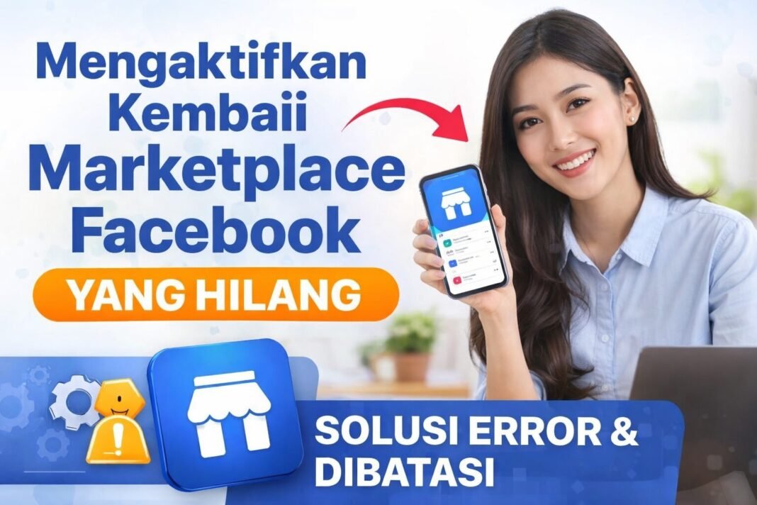 Cara jitu aktifkan kembali marketplace fb Marketplace Facebook Tidak Muncul? Ini Cara Mengaktifkan Kembali dan Mengatasi Pembatasan Akun