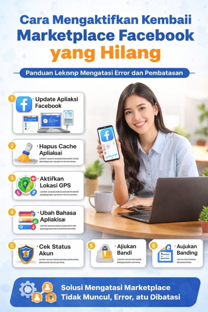 Marketplace Facebook Tidak Muncul? Ini Cara Mengaktifkan Kembali dan Mengatasi Pembatasan Akun