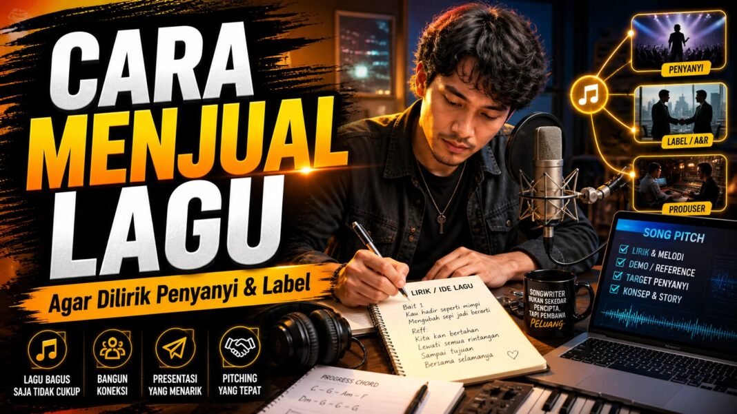 12 Cara Menjual Lagu untuk Pencipta Lagu Pemula