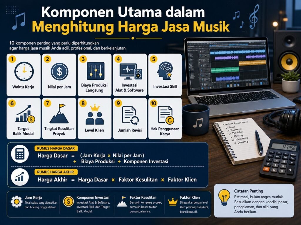 Rumus Harga Jasa Musik untuk Freelancer dan Producer