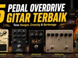 Rekomendasi Pedal Overdrive Gitar untuk Blues, Rock, Metal, dan Pop