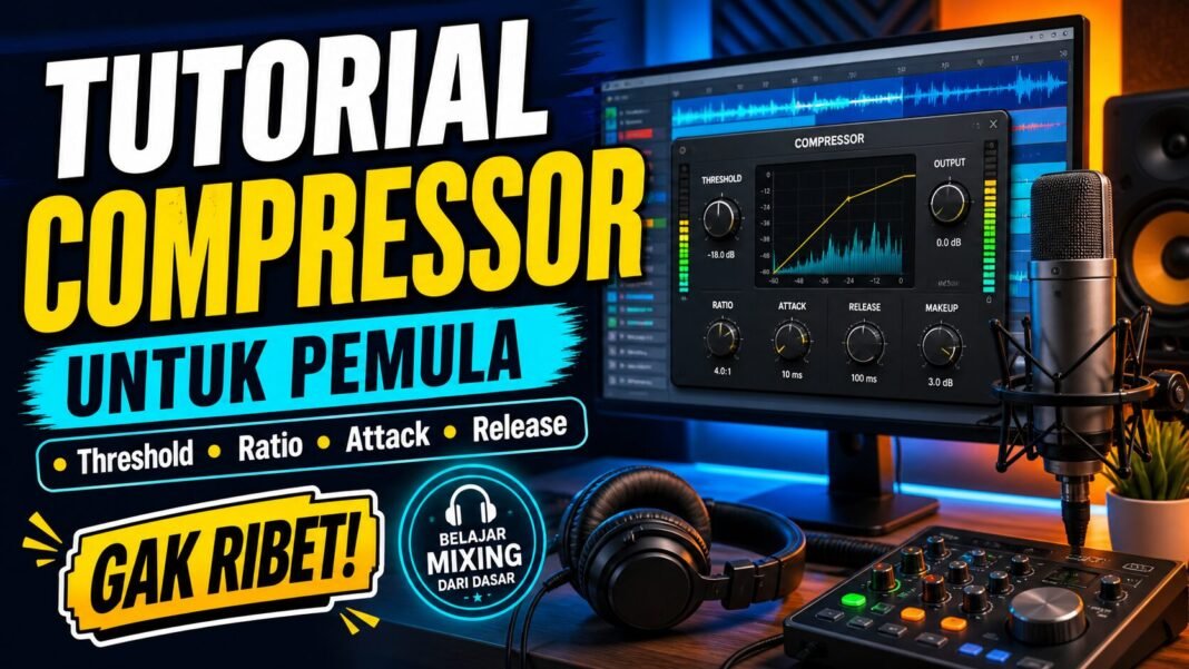 Tutorial Compressor Audio untuk Pemula, Mudah Dipahami