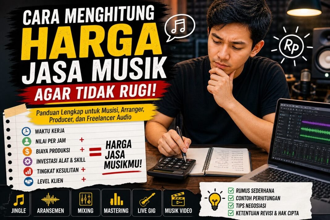 Rumus Harga Jasa Musik untuk Freelancer dan Producer