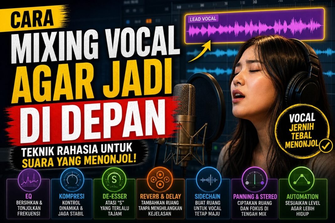 Rahasia Mixing Vocal Jernih dan Menonjol di Dalam Lagu