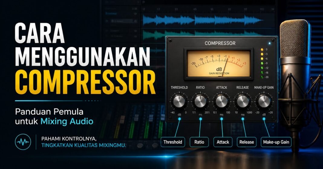 Belajar Compressor Audio dari Nol: Teknik Dasar yang Wajib Dipahami Pemula