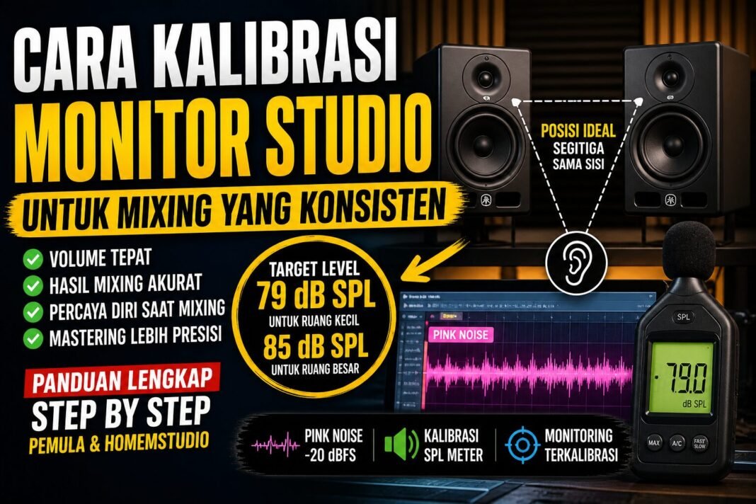 Cara Kalibrasi Monitor Studio agar Hasil Mixing Lebih Konsisten