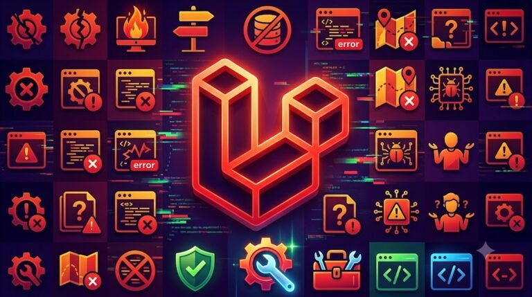 Laravel Error Lengkap: 50 Error yang Paling Sering Terjadi Beserta Penyebab, Solusi, dan Cara Mencegahnya Laravel Error Lengkap: 50 Error yang Paling Sering Terjadi Beserta Penyebab, Solusi, dan Cara Mencegahnya